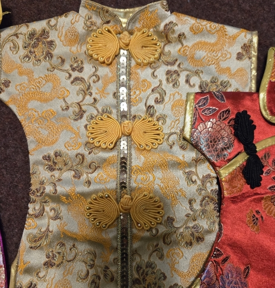 Wine Bottle Jackets In Kimono Style - Picture 5 of 7